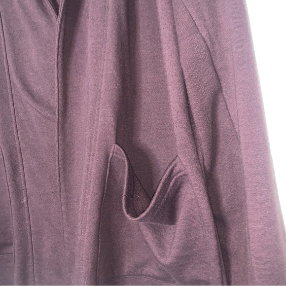 Forever 21 Mens Long Jacket Sweater Cardigan Shawl collar Sz M - Picture 4 of 5